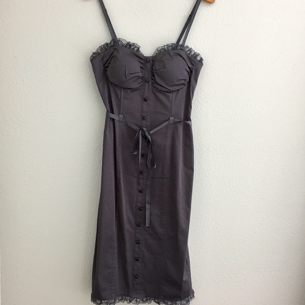 Women's Arden B. Blue Pencil Sheath Dress Size Small, Removable spaghetti straps